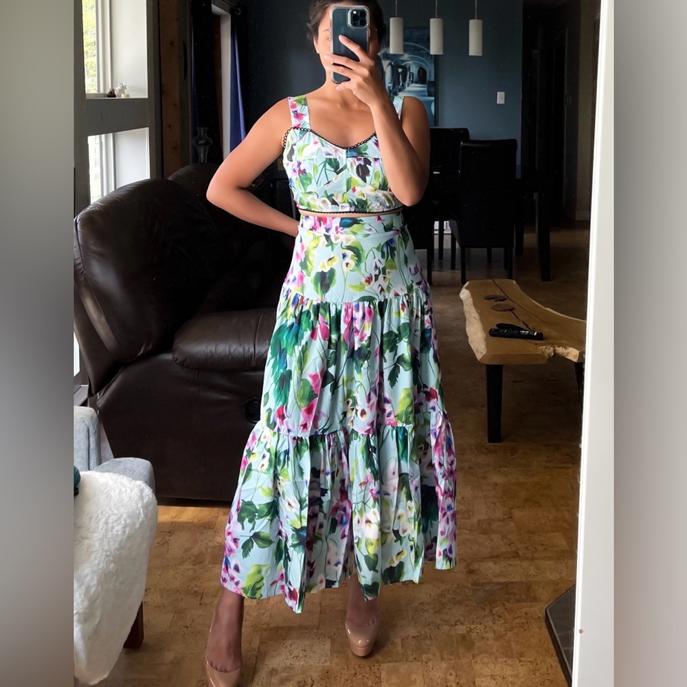2pc Top and Skirt